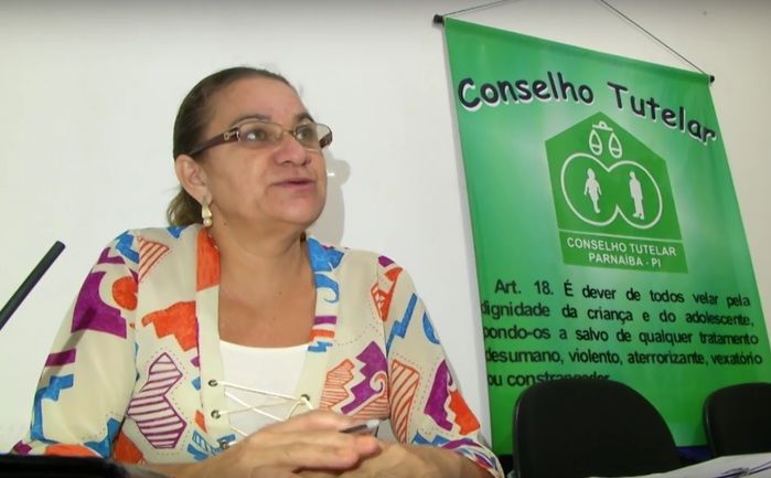 Rosa Oliveira, conselheira tutelar de Parnaíba. (Crédito: João Júnior / Rede Meio Norte)