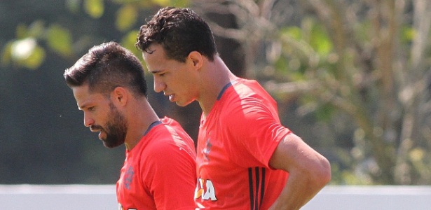 Leandro Damião e Diego treinam juntos (Crédito: Uol)