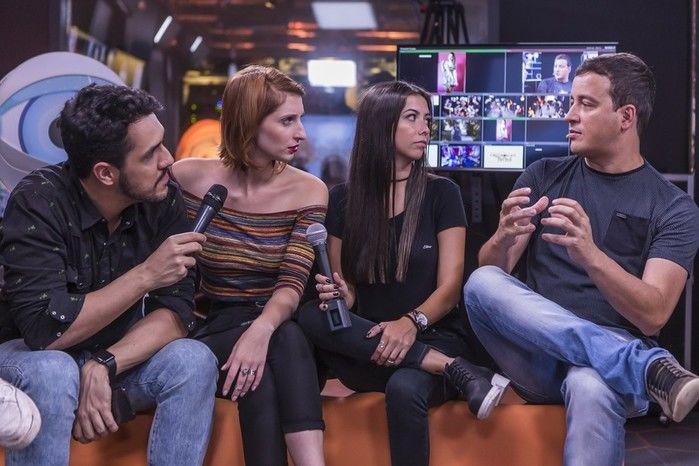 Rafael Cortez conversa com blogueiros na estreia da mesa redonda do BBB17 (Crédito: Reprodução)