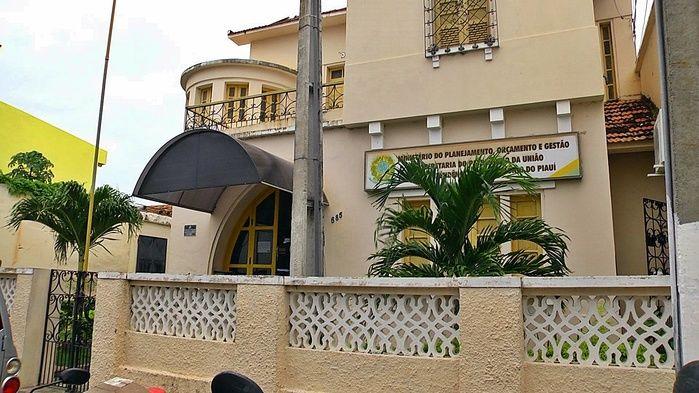 Sede do Patrimônio da União no Piauí, em Parnaíba.  (Crédito: João Júnior / Rede Meio Norte)