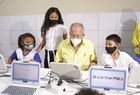 Prefeito Doutor Pessoa acompanha alunos na sala virtual
