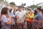 Ministros Ciro Nogueira e João Roma visitam áreas alagadas em Teresina - Imagem 6