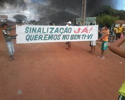 Mais uma manifestação em Santo Antônio, dessa vez no povoado Bem-te-vi