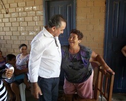 Prefeito de Buriti dos Lopes é recebido com festa no povoado Várzea do Simão