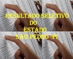 Relação de Aprovados  no Processo Seletivo  Simplificado -SEDUC 2012  para o municipio de São Pedro do Piauí