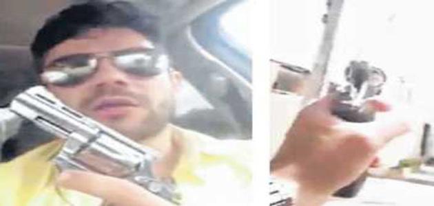 Polícia Civil prende homem que aparece em vídeo atirando em via pública de Fortaleza, no Ceará