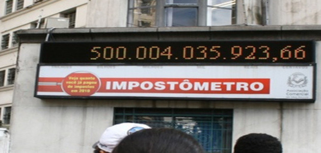 Impostômetro chega aos R$ 200 bilhões à meia-noite deste sábado