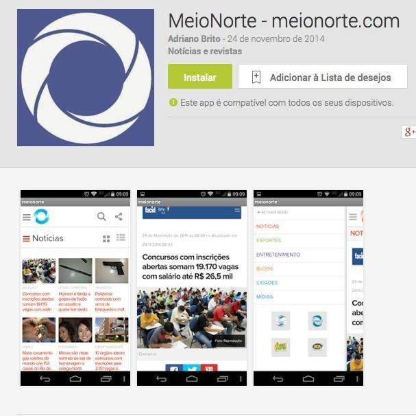 Sistema Meio Norte lança aplicativo para dispositivos móveis; saiba como baixar!