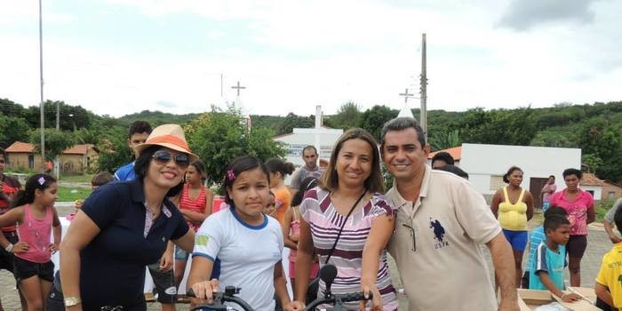 Entrega das bicicletas do programa pedala Piauí aos alunos da rede municipal de Curralinhos -PI