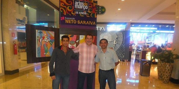Artista plástico sãomiguelense realiza exposição no Teresina Shopping