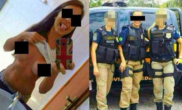 Suposta agente da Pol兤ia Rodovi疵ia Federal tem fotos intimas vazadas no WhatsApp