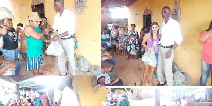 Vice-prefeito mantém a tradição de distribuição de cestas básicas na semana santa.