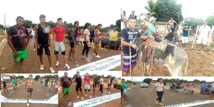 Maratonas e corridas de jumentos abriram a programação do dia 28 em Canavieira