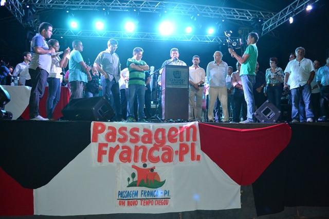 Zé Filho visita Passagem Franca no Piauí