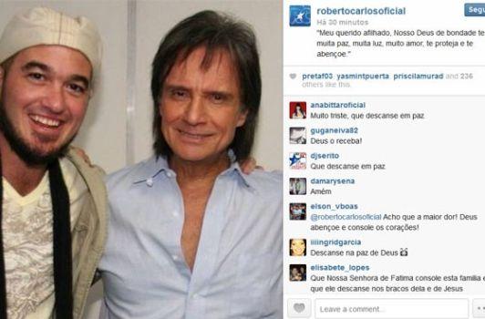 Filho de Erasmo Carlos vai ter os órgãos doados;enterro será hoje
