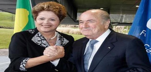 Dilma Rousseff se reunirá com presidente da Fifa segunda-feira para receber taça da Copa do Mundo
