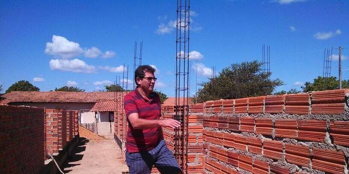 Prefeito acompanhou obra de construção da UBS Simpatia