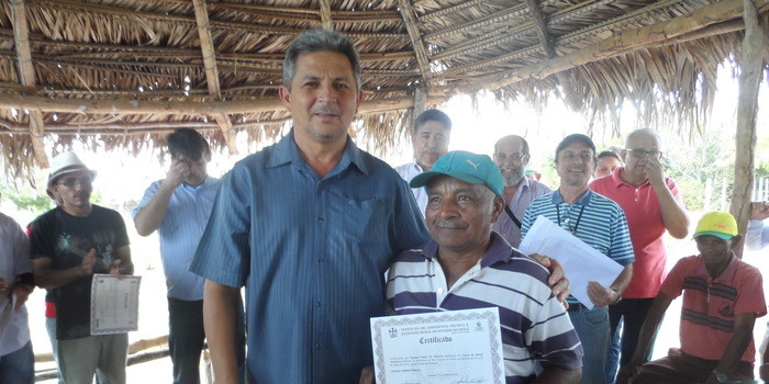 A prefeitura municipal de São Gonçalo do Piauí, em convênio com a EMATER-PI, realiza entrega de certificados de conclusão de curso de HORTA ORGÂNICA