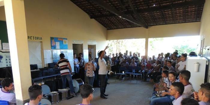 secretaria de Cultura inicia oficinas de música em Curralinhos -PI