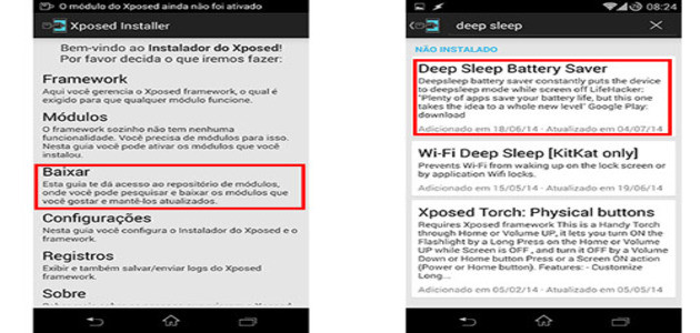 Aprenda a aumentar a duração da bateria do Android com o Xposed