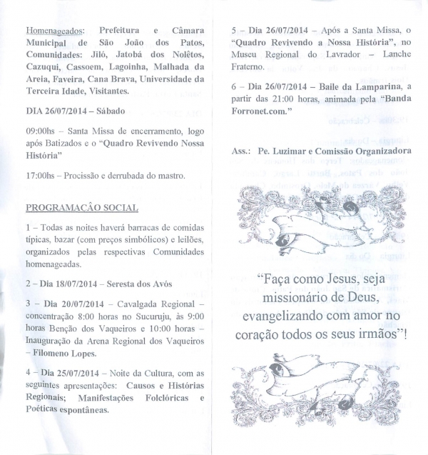 15º Festejo de Sant“Ana e São Joaquim no Povoado Morrinhos - Imagem 3