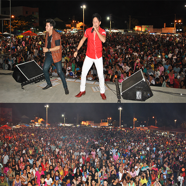 Festejos: Grande público, muita animação e tranquilidade marca segunda noite de festas em Praça Pública