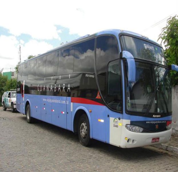 Ônibus da empresa Guanabara sofre assalto do Ceará ao Piauí e acusado foge