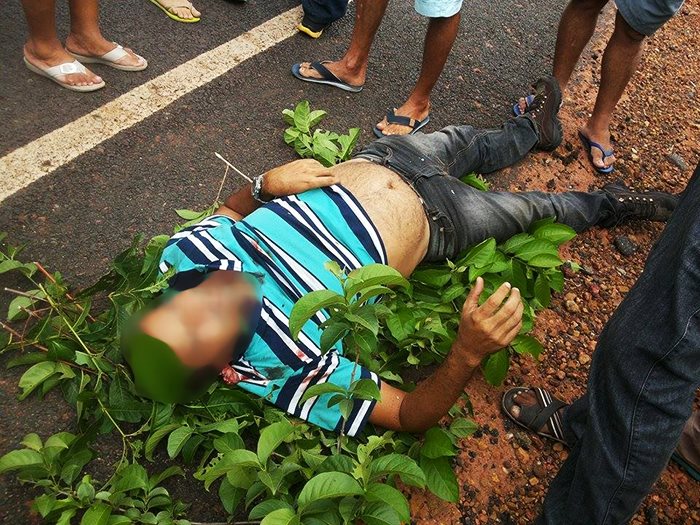 Carro capota e homem fica gravemente ferido na zona rural de Altos