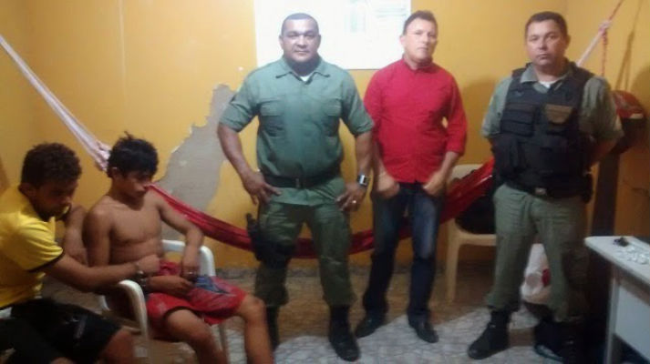 Polícia prende suspeitos de tráfico de drogas em Buriti dos Lopes