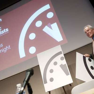 Ponteiro do relógio do Juízo Final avança dois minutos, afirmam cientistas