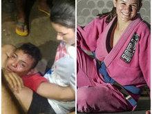 Lutadora que imobilizou assaltante estreia em torneio de MMA
