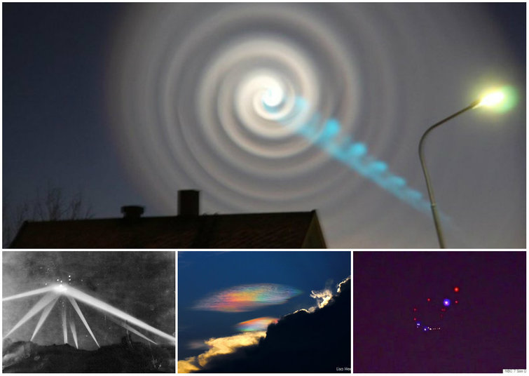 Luzes misteriosas no céu assombram gente por todo o mundo