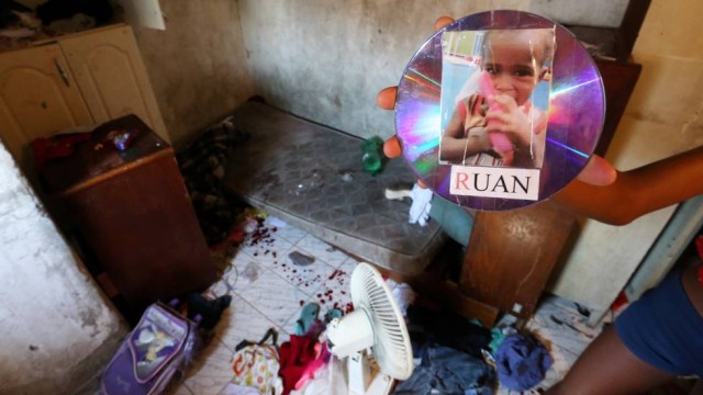 Local onde Ruan de apenas dois anos foi baleado (Crédito: Reprodução)
