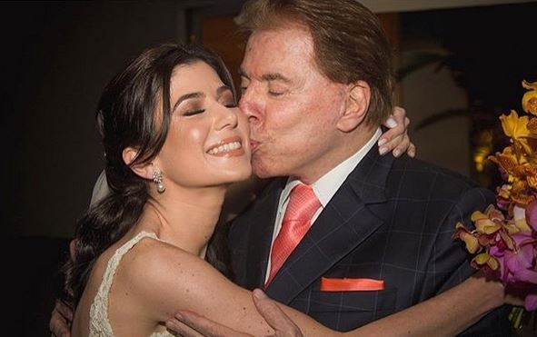 Silvio e a filha Rebeca (Crédito: Reprodução)