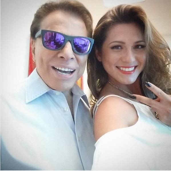 Silvio Santos e Livia Andrade (Crédito: Reprodução)