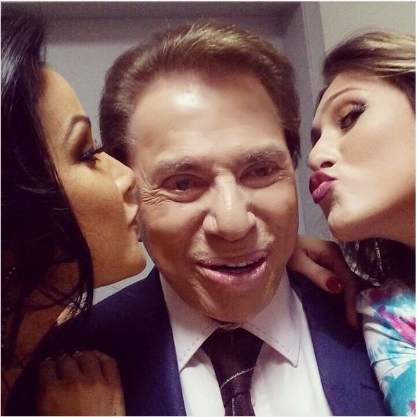 Silvio Santos em seu momento galã (Crédito: Reprodução)