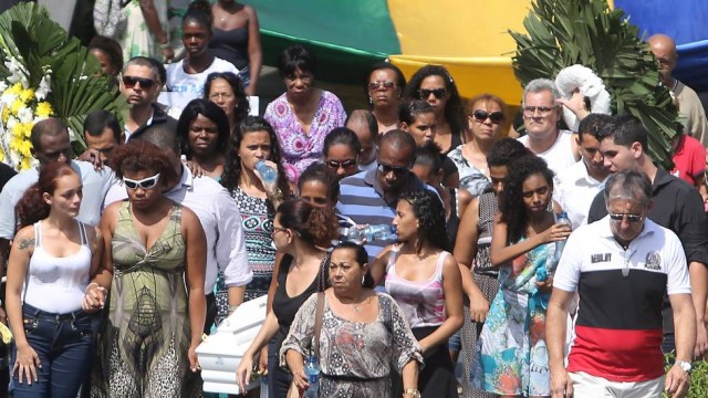 Enterro de Ruan no Rio de Janeiro (Crédito: Reprodução)