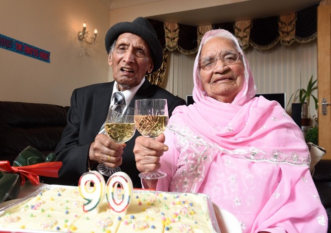 Casal completa 90 anos juntos (Crédito: Reprodução)