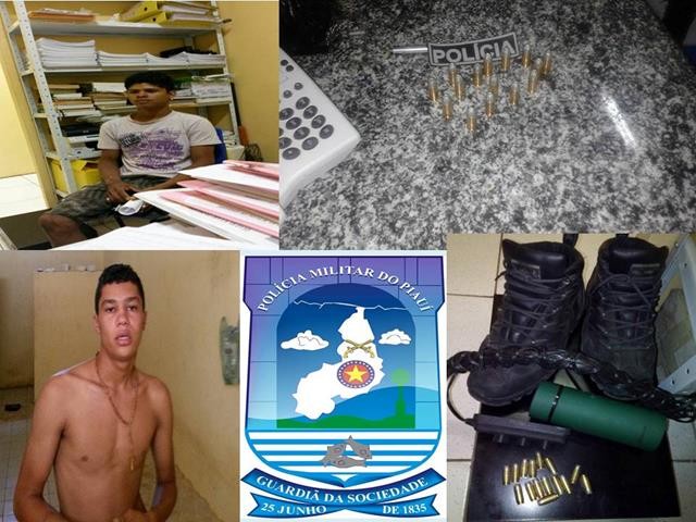 Acusado de roubar casa de policial é preso (Crédito: Portal V1)
