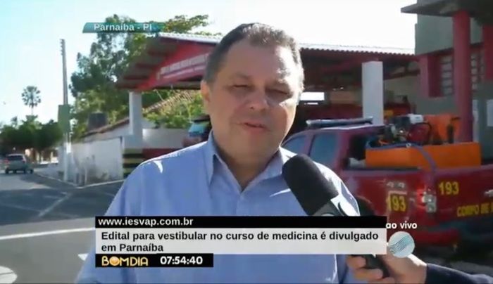Prefeito Florentino Neto (Crédito: Reprodução/TV Meio Norte)