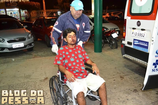 Naldo foi encaminhado para o hospital (Crédito: Reprodução)