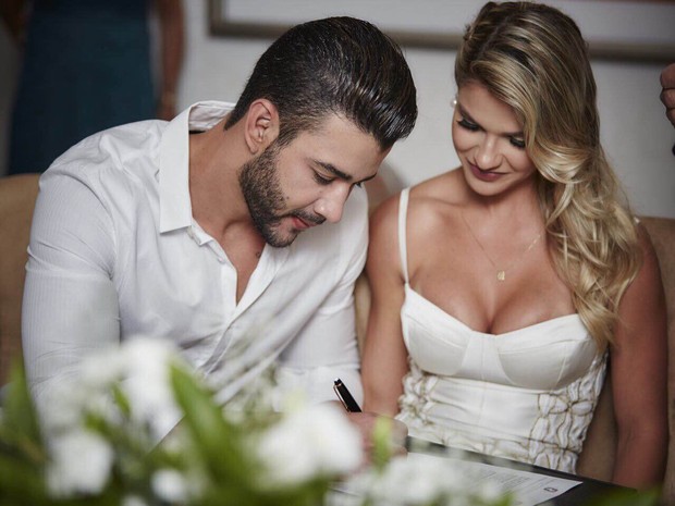 Gusttavo Lima e Andressa Suita (Crédito: João Augusto/ Michelle Barzotto/ Divulgação)