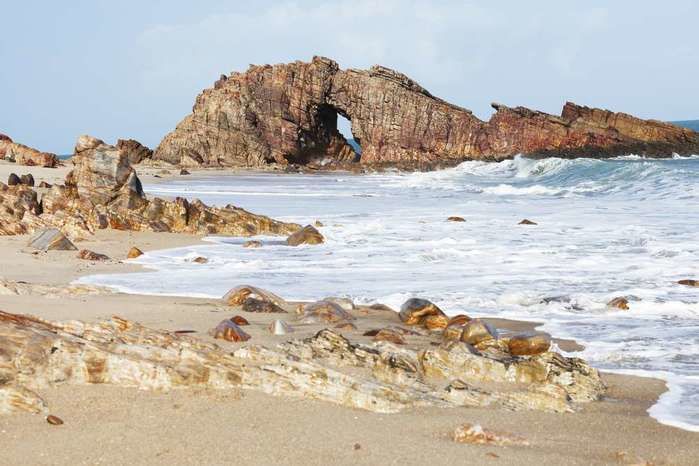 Pedra Furada, em Jericoacoara