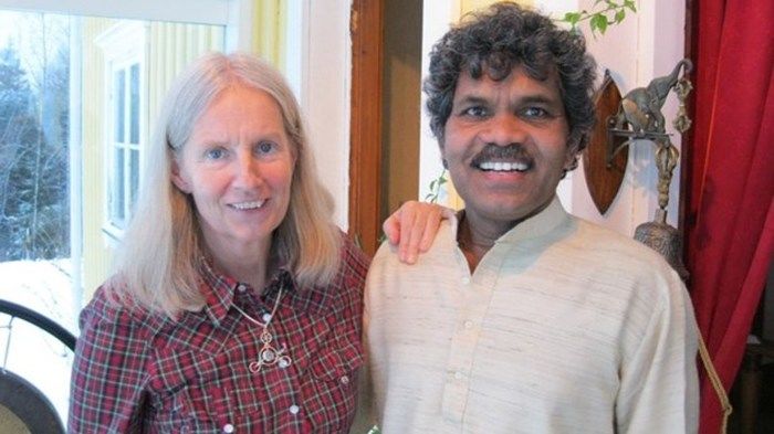 Pradyumna e Charlotte (Crédito: Reprodução / Facebook)