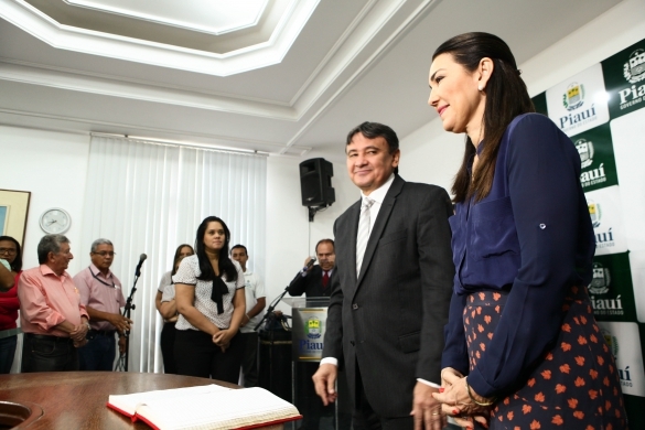 Wellington Dias e Margarete Coelho (Crédito: Jorge Henrique Bastos)