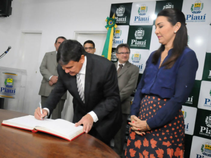 Wellington Dias e Margarete Coelho (Crédito: Marcelo Cardoso)