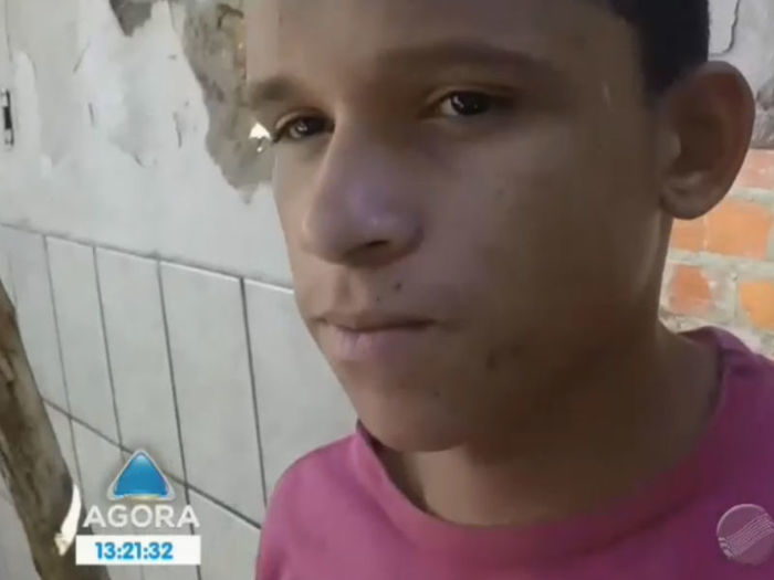 Jovem baleado em Teresina pede ajuda para retornar ao Pará (Crédito: Reprodução Programa Agora )