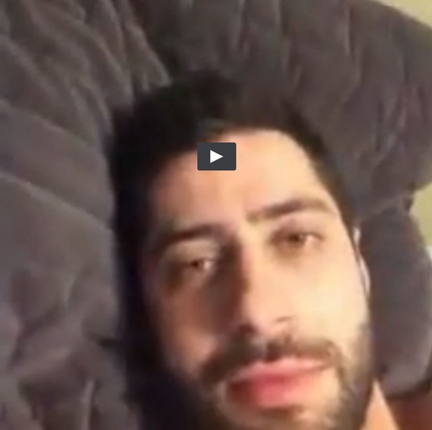 Ex-BBB Marcelo em suposto vídeo íntimo (Crédito: Reprodução)