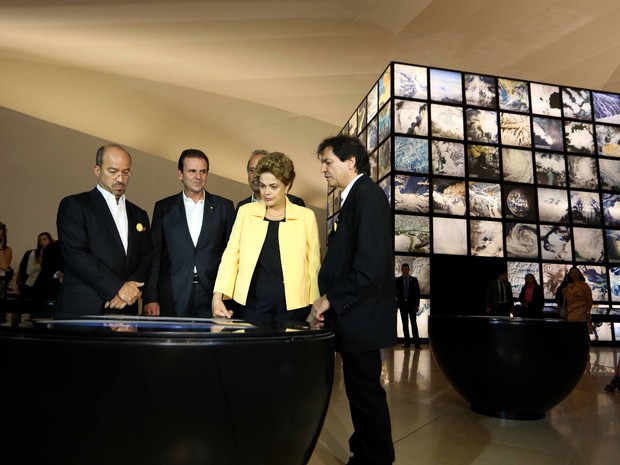 Dilma inaugura Museu do Amanhã (Crédito: Reprodução)