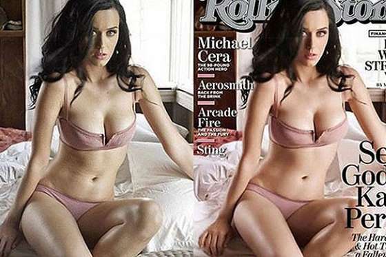 Celebridades antes e depois do photoshop (Crédito: Reprodução)